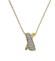 Collana Etrusca Donna in Lega metallica Zirconia WSET00849YG - WSET00849YG